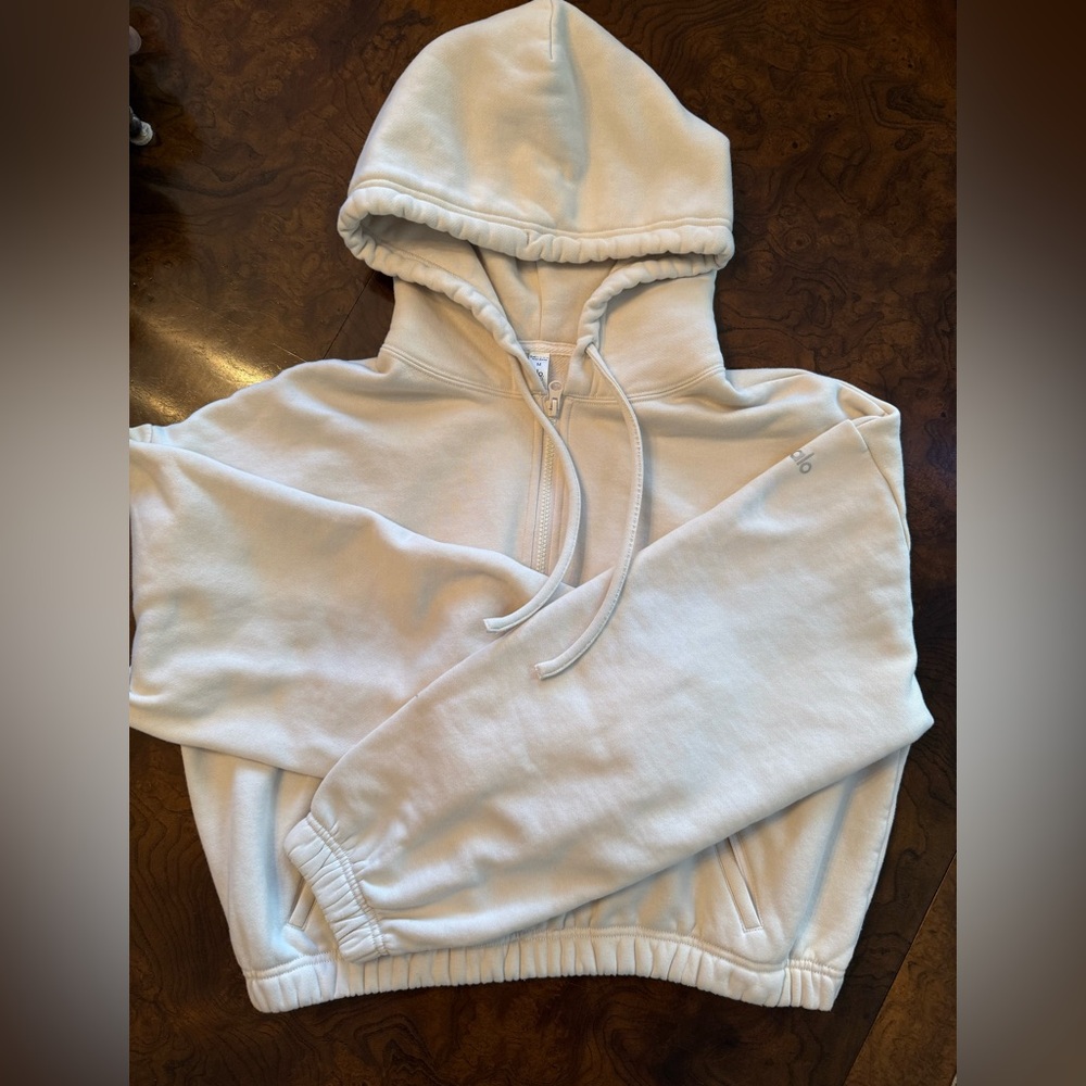 Alo Stadium half zip hoodie excellent condition
